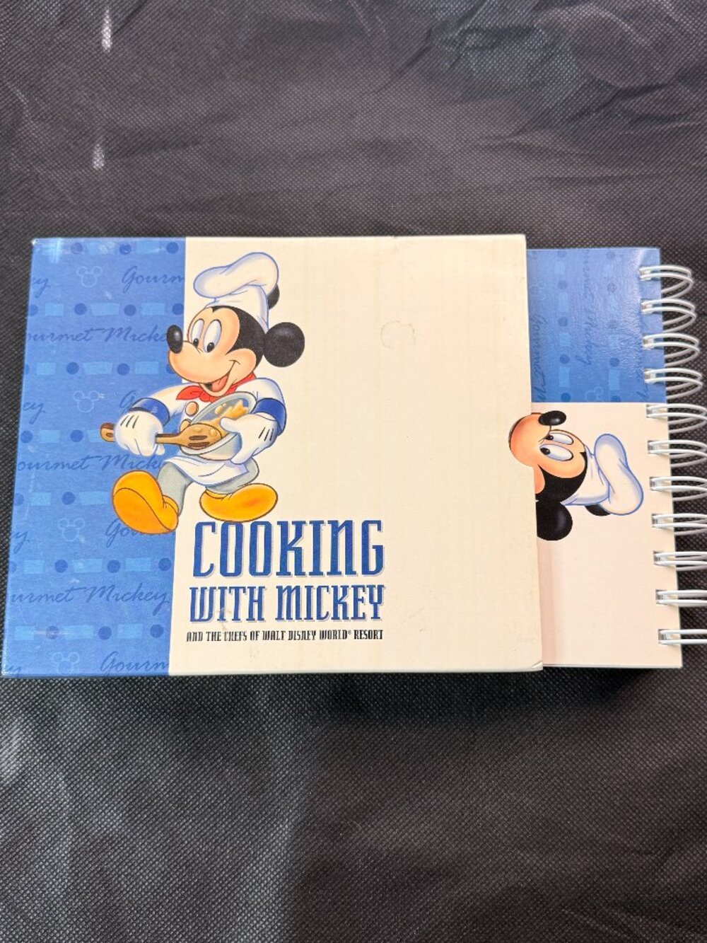 Vintage 1998 cookbook - Cooking with Mickey and the Chefs of Disney World Resort
